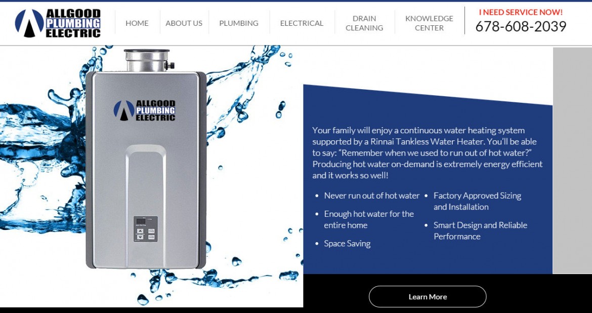 AllGood Plumbing & Electric CSS Nectar CSS Gallery