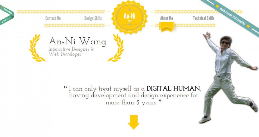 An-Ni Wang's interactive resum