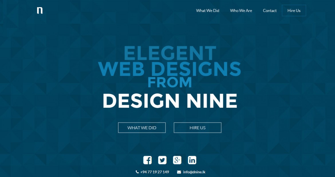 Design Nine - CSS Nectar Web Design Awards CSS Gallery