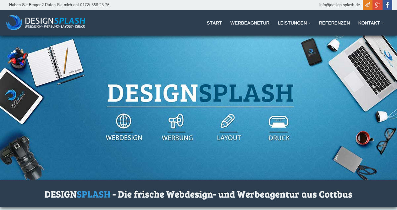 DesignSplash - Webdesign Cottbus