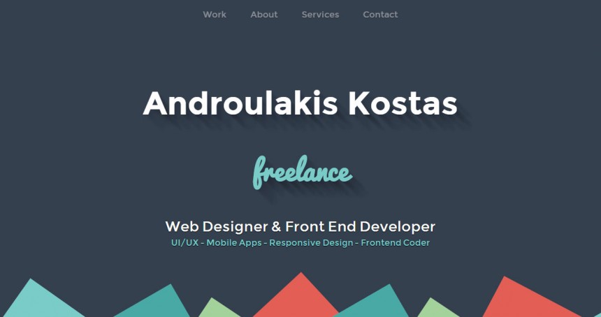 Androulakis Kostas Freelance Web Designer & Front End Developer