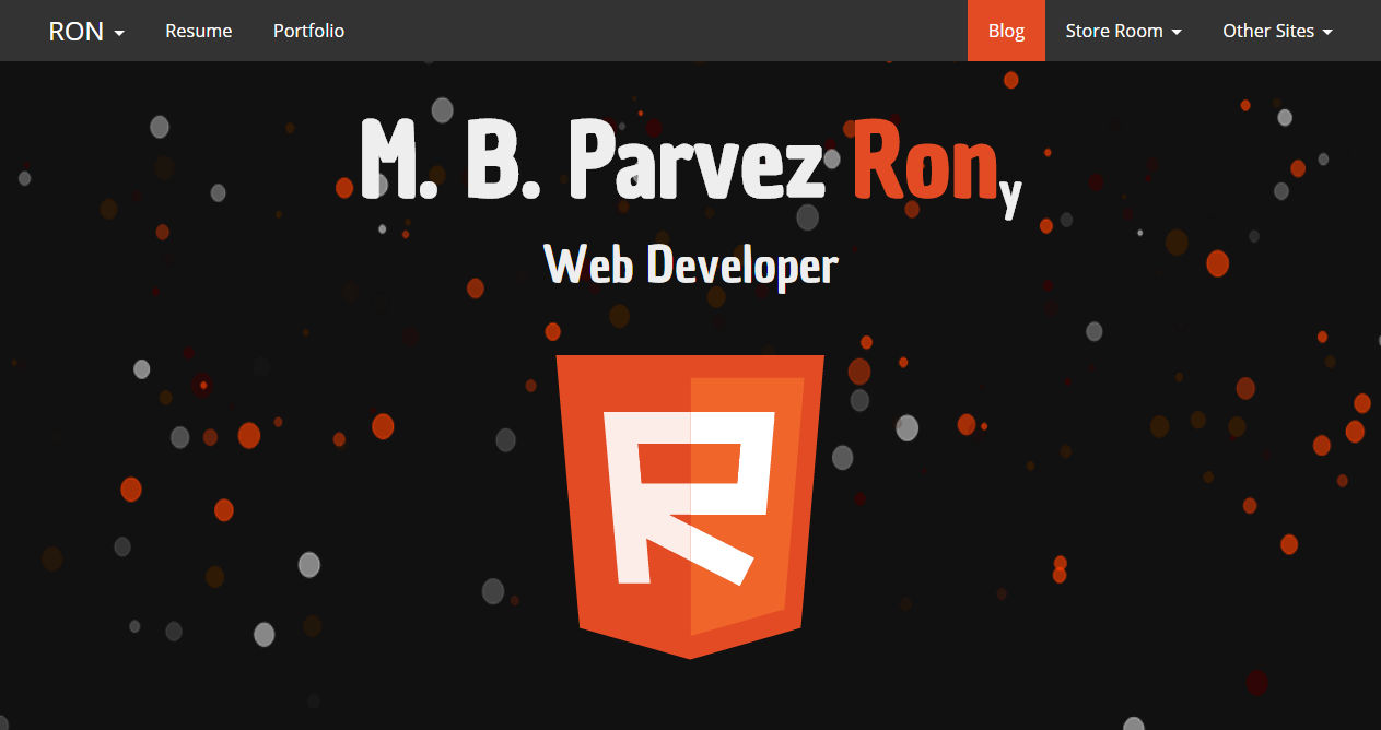 WebDevron - M.B.Parvez Rony