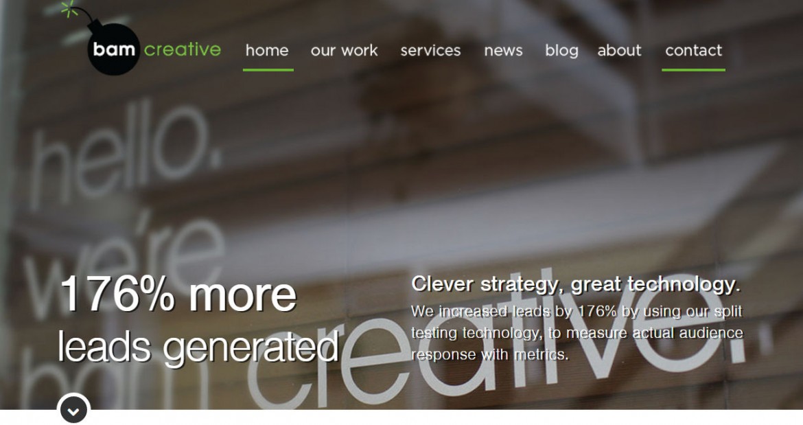 Bam Creative - CSS Nectar Web Design Awards CSS Gallery