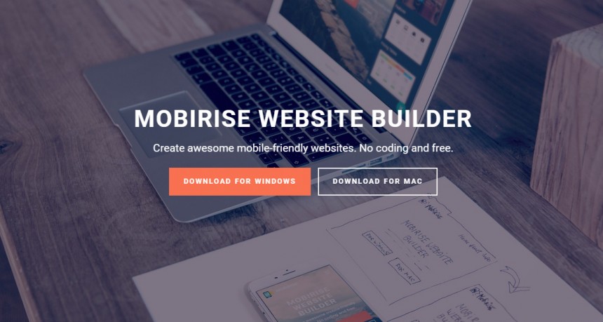 Mobirise Mobile Website Builder