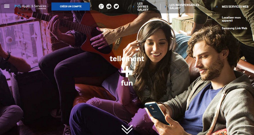 Samsung Applis et Services