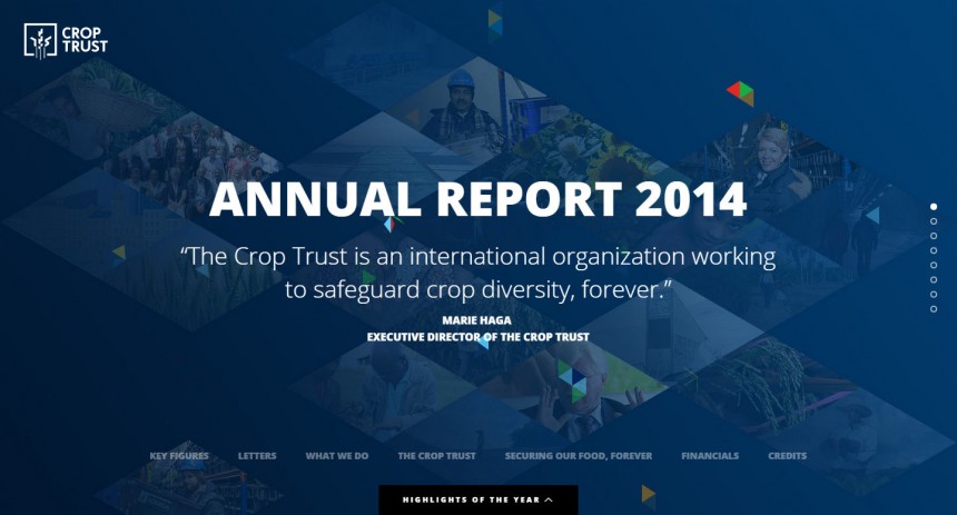 Crop Trust - Annual Report 2014