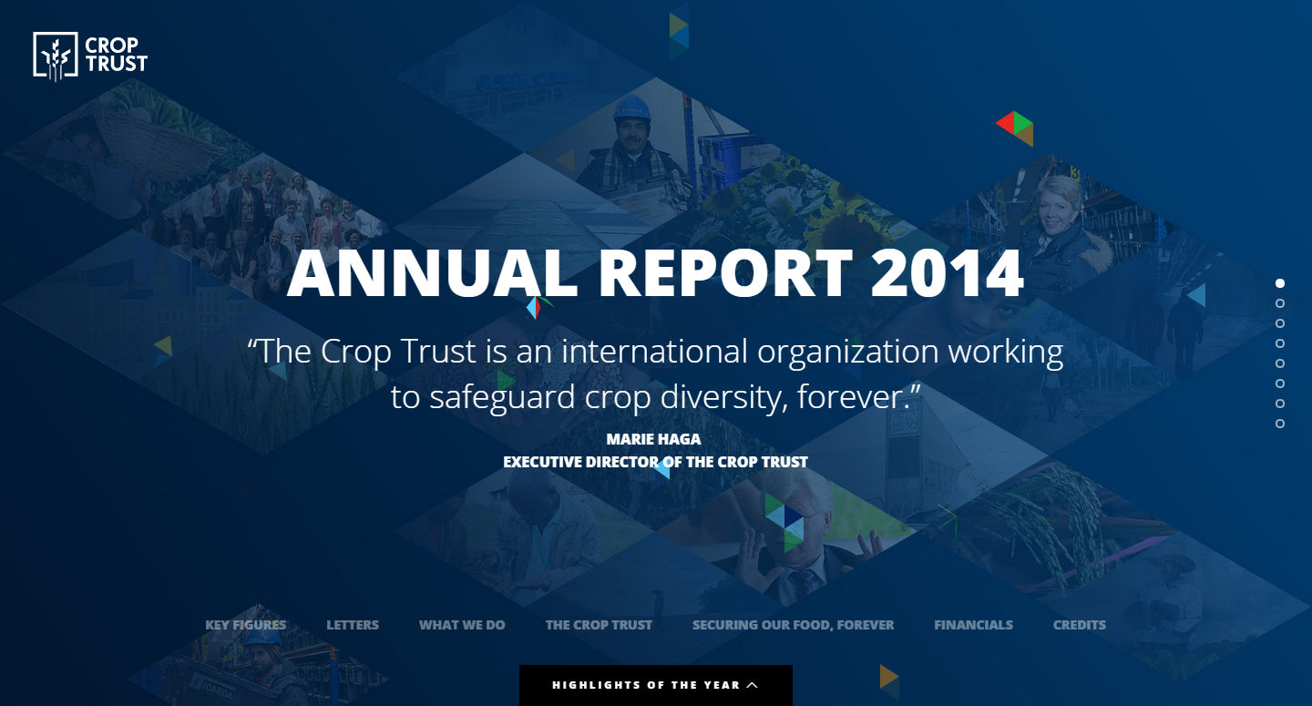 Crop Trust - Annual Report 2014