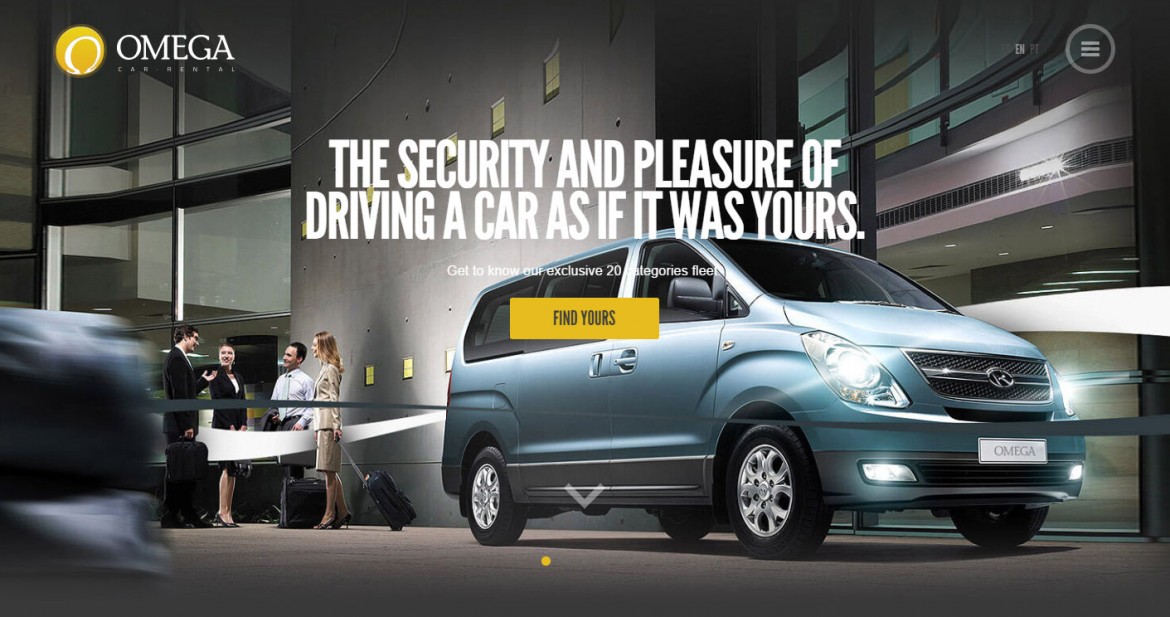 Omega Car Rental CSS Nectar  Design Awards CSS Gallery