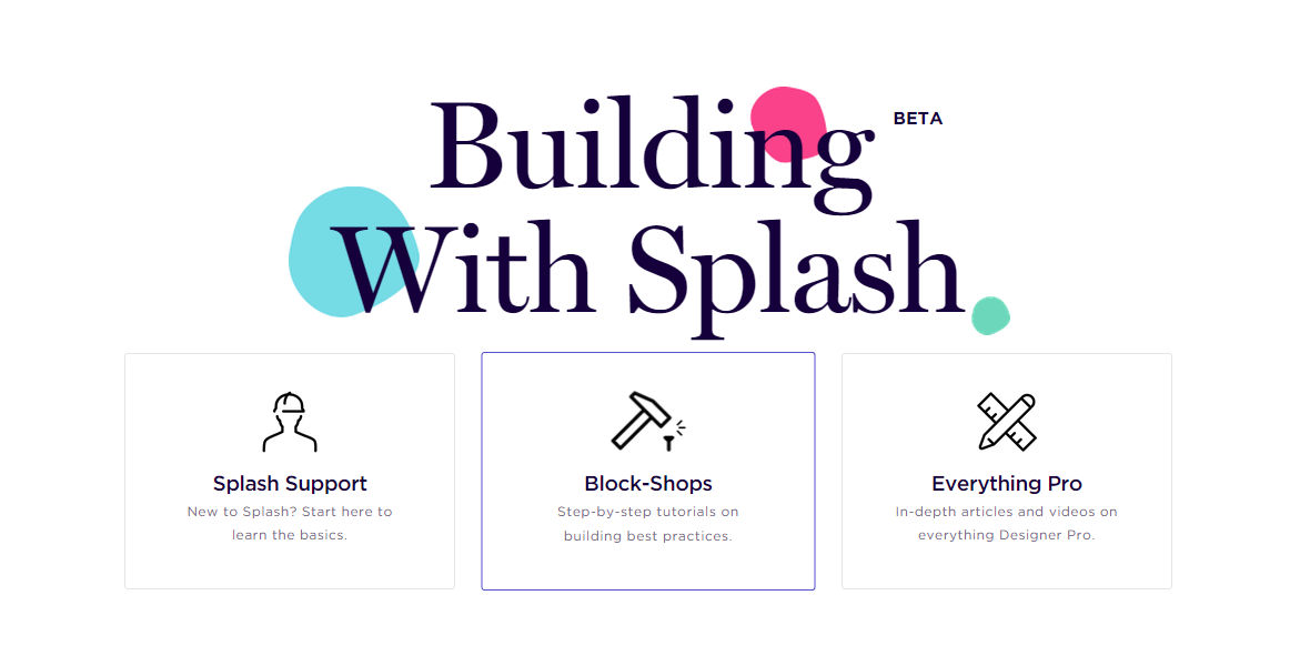 Building with Splash - Beta