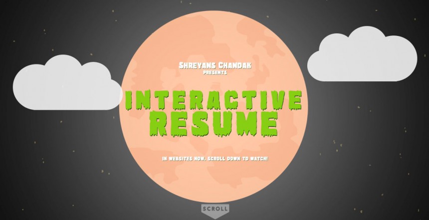 Shreyans Chandak's Interactive Resume