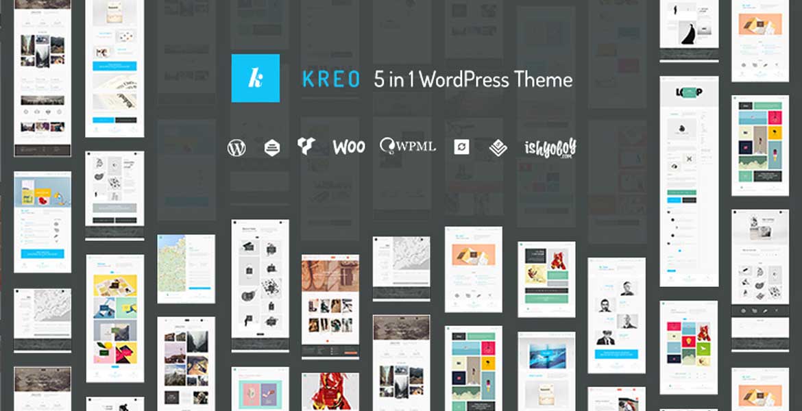 Kreo - 5 in 1 WordPress Theme