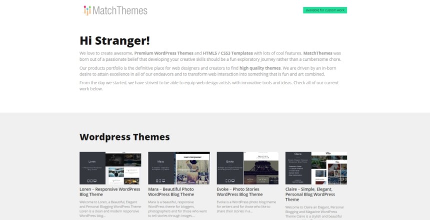 Match Themes