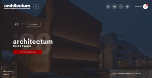 Architectum - CSS Nectar Web Design Awards CSS Gallery