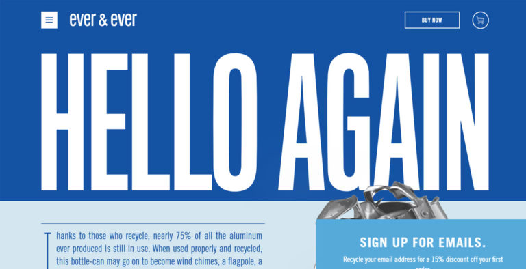 Ever & Ever - CSS Nectar Web Design Awards CSS Gallery