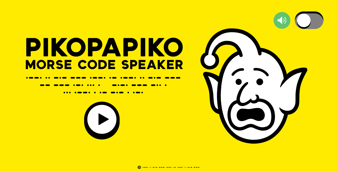 PIKOPAPIKO-MORSE-CODE-SPEAKER