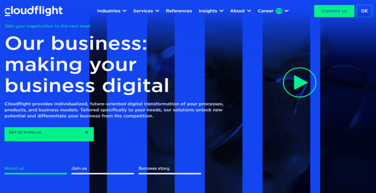 Cloudflight - CSS Nectar Web Design Awards CSS Gallery
