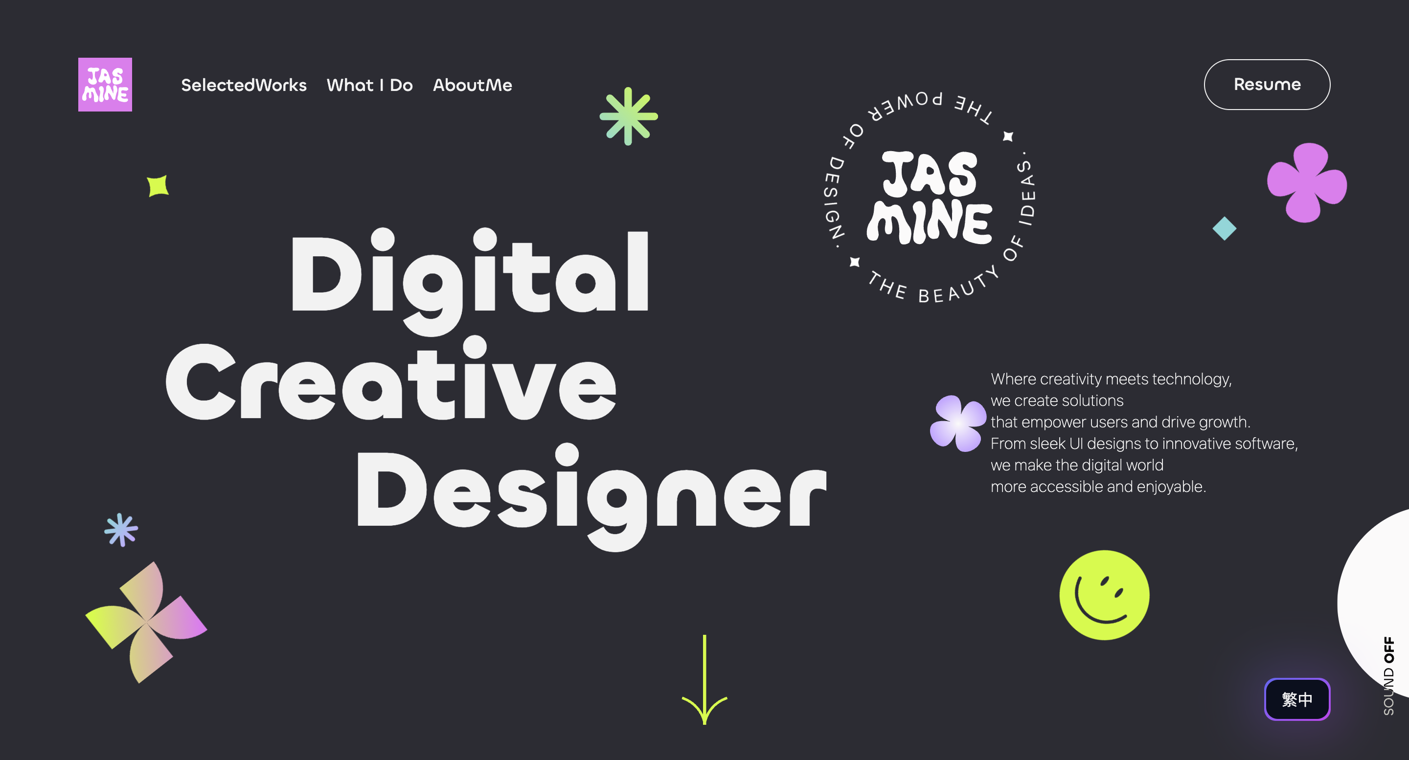 Jasmine's web - CSS Nectar Web Design Awards CSS Gallery
